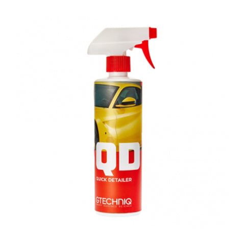 QD can be sprayed directly onto paintwork, trim or glass and buffed using a Gtechniq MF1.