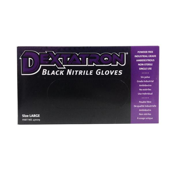 Textured Black Nitrile Detailing Gloves allow you to grasp tools and bottles securely.