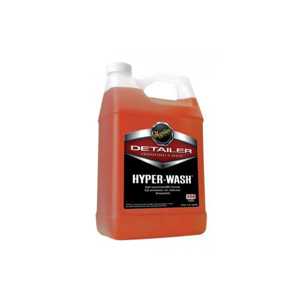 Meguiars Hyper Wash makes sure that the dirt is off all the exterior surfaces.